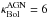 \hbox{$\kappa_{\rm Bol}^{\rm AGN}=6$}