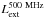 \hbox{$L^{\rm 500 ~MHz}_{\rm ext}$}