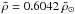 \hbox{$\bar{\rho} = 0.6042~\bar{\rho}_\sun$}