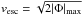 \hbox{$v_{\rm esc} = \sqrt{2|\Phi|_{\rm max}}$}