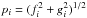 \hbox{$p_i=(f_i^2+g_i^2)^{1/2}$}