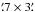 \hbox{$\farcm7\times3\farcm$}