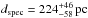 \hbox{$d_\mathrm{spec} = 224^{+46}_{-58}\,\mathrm{pc}$}