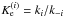 \hbox{$K_{\rm e}^{(i)}=k_i/k_{-i}$}