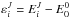 \hbox{$\varepsilon_i^J = E_i^J-E_0^0$}