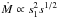 \hbox{$\dot{M} \propto s_1^2 s^{1/2} $}
