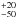 \hbox{$^{+20}_{-50}$}