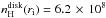 \hbox{$n_\mathrm{H}^\mathrm{disk}(r_{\rm i}) = 6.2\,\times\,10^8$}