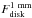 \hbox{$F_{\rm disk}^{\rm 1~mm}$}