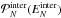 \hbox{${\cal P}_N^{\rm inter}(\Einter_N)$}