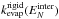 \hbox{$k_{\rm evap}^{\rm rigid}(\Einter_N)$}