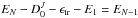 \hbox{$E_N-D_0^J-\Etr-E_1 = E_{N-1}$}
