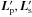 \hbox{$\vec{L}_{\rm p}',\vec{L}_{\rm s}'$}