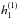 \hbox{$h_{1}^{(1)}$}