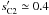 \hbox{$s_\mathrm{C2}^\prime\simeq0.4$}