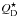 \hbox{$Q_\text{D}^\star$}