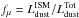 \hbox{$f_\mu = L_\mathrm{dust}^\mathrm{ISM} / L_\mathrm{dust}^\mathrm{Tot}$}