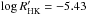 \hbox{$\log R' _{\rm HK} = -5.43$}