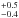 \hbox{$^{+0.5}_{-0.4}$}