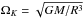 \hbox{$\Omega_{K} = \sqrt{GM/R^{3}}$}