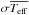 \hbox{$\sigma\overline{T_{\mathrm{eff}}}$}