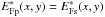 \hbox{$ E^*_{\rm Fp}(x,y) = E^*_{\rm Fs}(x,y) $}