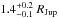 \hbox{$\mathrm{1.4^{+0.2}_{-0.1}}~R_{\rm Jup}$}