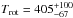 \hbox{$T_{\rm rot}=405_{-67}^{+100}$}