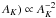 \hbox{$A_K) \propto A_K^{-2}$}