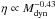 \hbox{$\eta \propto M_{\rm dyn}^{-0.43}$}