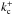 \hbox{$k_{\rm c}^{+}$}