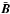 \hbox{$\bar{\vec{B}}$}