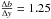 \hbox{${\Delta b \over \Delta y} = 1.25$}