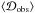 \hbox{$\langle{\cal D}_{\mathrm{obs}} \rangle$}