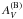 \hbox{$A_V^{\rm (B)}$}