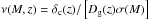 \hbox{$\nu(M,z) = \delta_{\rm c}(z)/\left[D_{\rm g}(z) \sigma(M)\right]$}