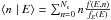 \hbox{$\left\langle n\mid E\right\rangle =\sum_{n=0}^{N_{\rm s}}n\frac{f(E,n)}{f_{E}(E)}$}