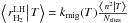 \hbox{$\left\langle \left.r_{\rm H_{2}}^{\rm LH}\right|T\right\rangle =k_{\rm mig}(T)\frac{\left\langle \left.n^{2}\right|T\right\rangle }{N_{\rm sites}}$}