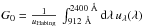 \hbox{$G_{0}=\frac{1}{u_{\mathrm{Habing}}}\,\int_{\,912~\AA}^{2400~\AA}{\rm{d}}\lambda\, u_{\lambda}(\lambda)$}