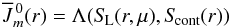 \begin{equation} \Jmbarz(r) = \Lambda(\SL(r,\mu),\Scont(r)) \label{eqn:j0} \end{equation}