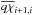 \hbox{$\overline{q\chi}_{i+1,i}$}