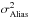 \hbox{$\sigma^2_{\rm Alias}$}