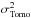\hbox{$\sigma^2_{\rm Tomo}$}