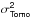\hbox{$\sigma^\mathsf{2}_{\mathsf{Tomo}}$}