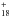 \hbox{$_{18}^+$}