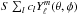 \hbox{$S \sum_l c_l Y^m_{\ell}(\theta,\phi)$}