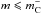 \hbox{$m \leqslant m_{\rm C}^{-}$}