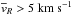 \hbox{$\avvR>5\kmsec$}