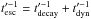 \hbox{$t'^{-1}_{\mathrm{esc}} = t'^{-1}_{\mathrm{decay}}+t'^{-1}_{\mathrm{dyn}}$}
