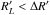 \hbox{$R'_L < \Delta R'$}